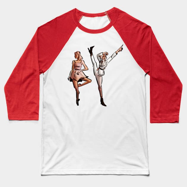 The other mismatched dancers Baseball T-Shirt by dammitfranky